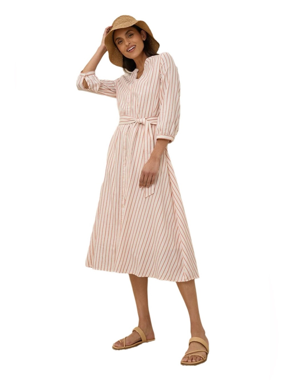 NWOT Pact Organic Cotton Sunset Lightweight Cotton Easy Dress size L